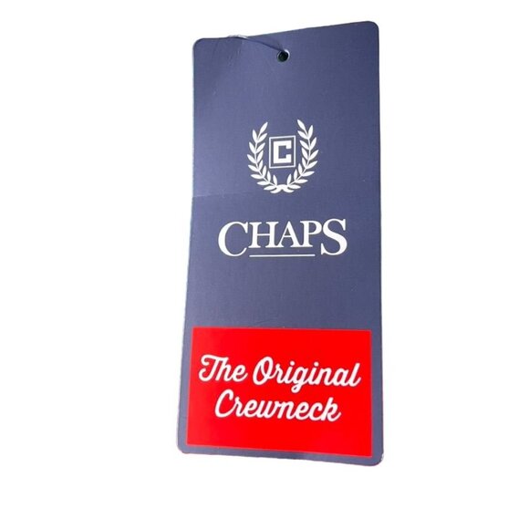 Mens Chaps Crewneck Pullover Sweater Grean XL u New With Tags - Picture 13 of 13